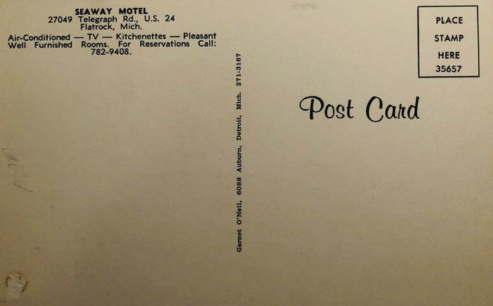 Seaway Motel - Old Postcard Photo (newer photo)